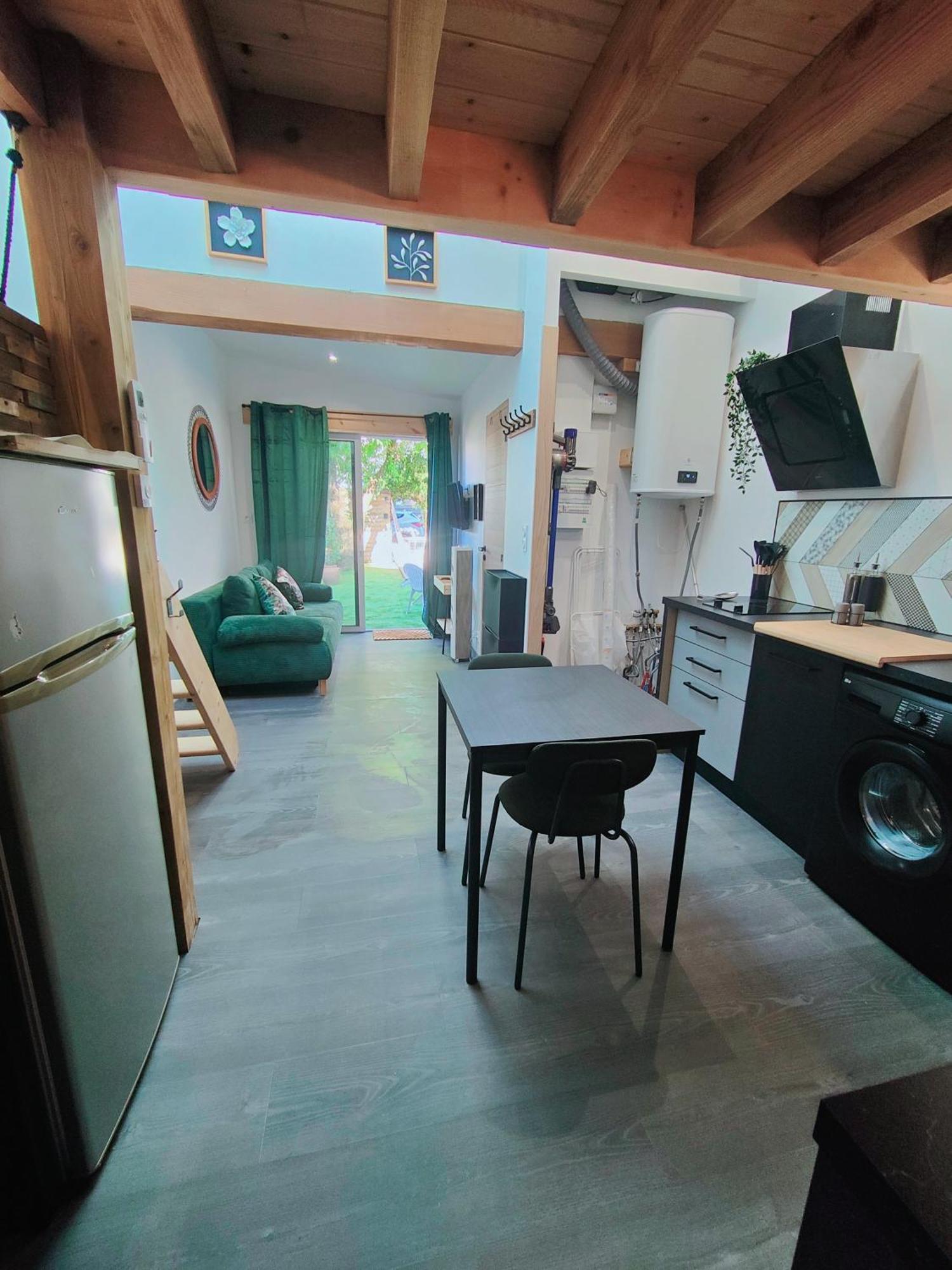 Villa Tiny House Avec Jardin Et Acces Piscine Chauffee Saint-Médard-en-Jalles Exterior foto