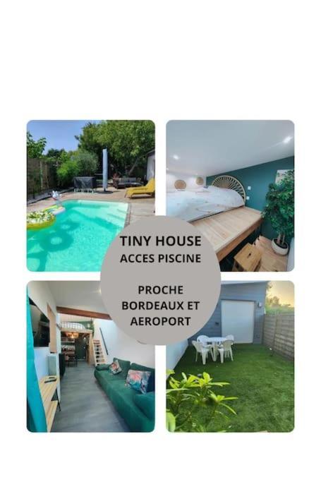 Villa Tiny House Avec Jardin Et Acces Piscine Chauffee Saint-Médard-en-Jalles Exterior foto